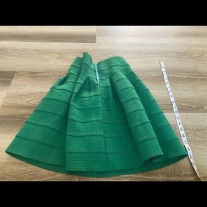 Green skirt